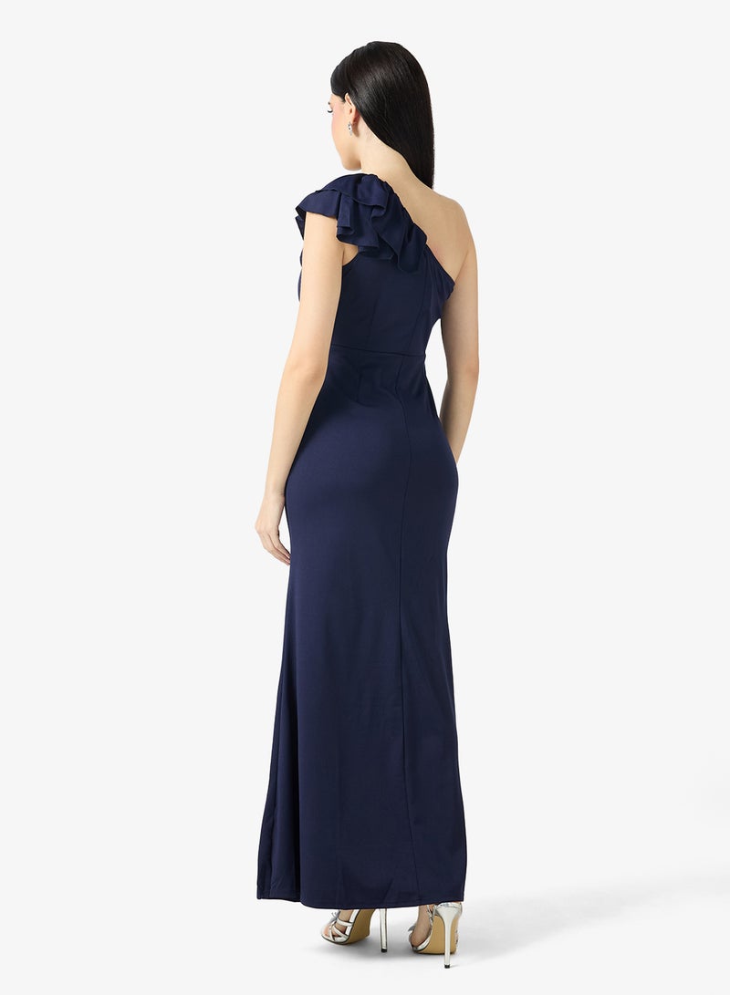ELLA One Shoulder Dress With Slit - Image 2